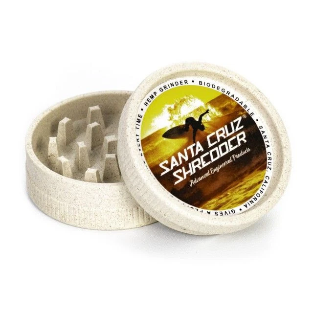 Santa Cruz Shredder, 2 Piece Hemp Grinder 55mm, All Colours, Best Price on Ebay!