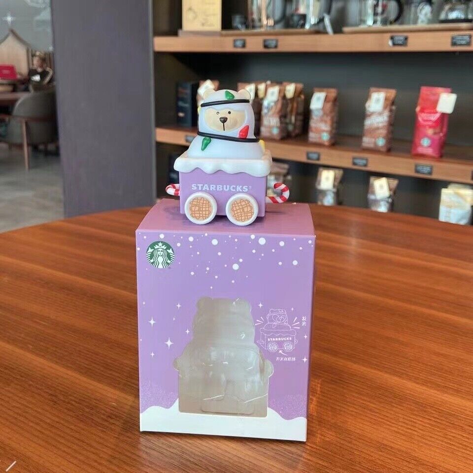 2022 China Starbucks pullback vehicle Christmas train party Ornament