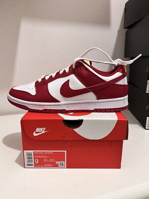 Nike Dunk Low USC - Gym Red White - Gr. EU 42,5US 9 - ORIGINAL