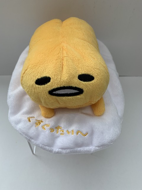 gudetama talking plush