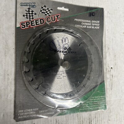 ORION SPEED CUT 6.5 inch 24T Arbor 5/8'' Saw Blade. NEW