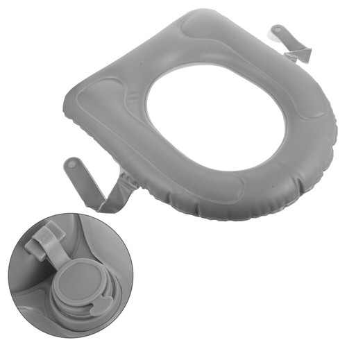 Aufblasbare Toilettenmatte WC-Sitzkissen Badezimmer-Toilettenmatte - Bild 7 von 12