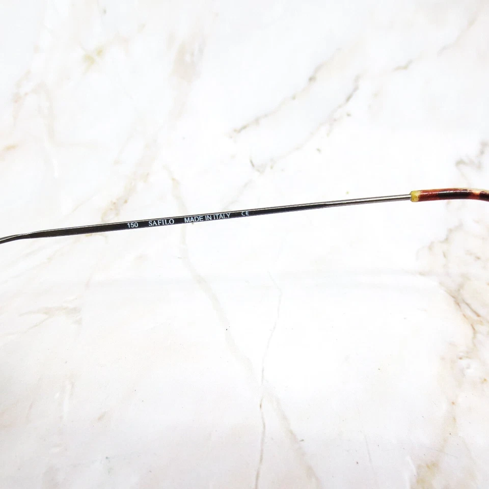 Marco de gafas Safilo Team para mujer gris metalizado forma ovalada borde completo 49-20 Foto 3 de 4