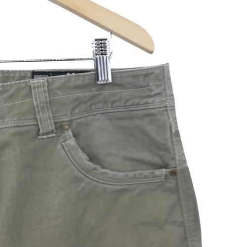 Pantalones de senderismo Kuhl Rydr beige al aire libre talla 38 x 32 bolsillos elásticos para hombre rectos - Imagen 3 de 12