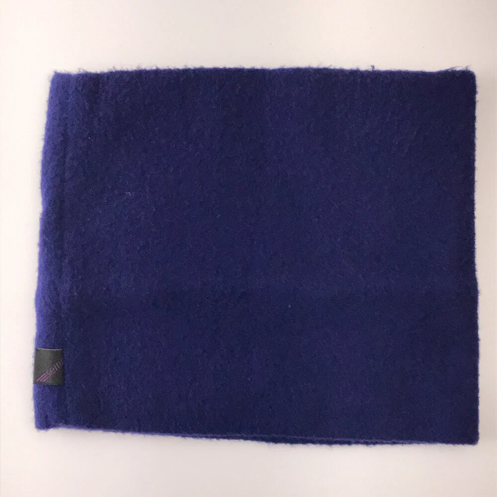 Seirus dark blue soft fuzzy fleece winter ski neck gaiter warmer