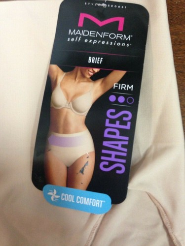 Maidenform Women's Tame Your Tummy Smooth Firm Brief Beige / Nude Size S NWT - Picture 2 of 3