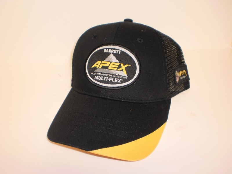 Garrett Apex Black/Gold Baseball Cap Hat NEW