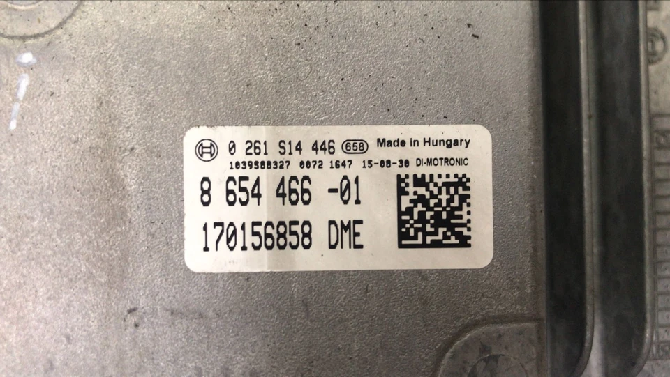 OEM BMW X1 F48 B48 2.0i 2016 UNIDAD DE CONTROL DEL MOTOR ECU SET 8654466 BOSCH Foto 4 de 4