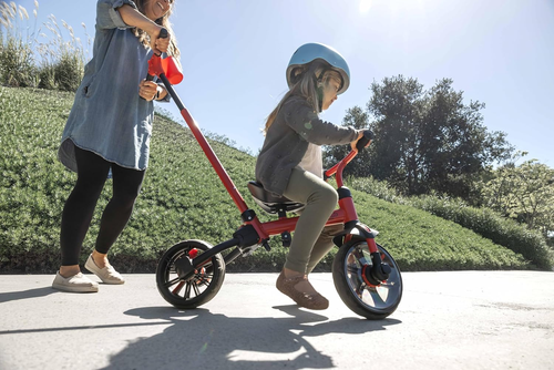 3 in 1 Toddler Trike Y Velo Flippa Push Tricycle Toddler Balance Bike with Paren - Picture 9 of 9