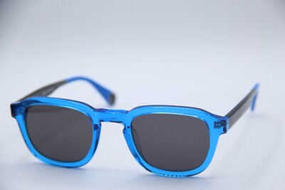 NEW WOOW OPTICAL SUPER ROCKET 1 COL 0158 BLUE BLACK AUTHENTIC SUNGLASSES 48-23