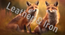 New Two Foxes CGI Design Vinyl Checkbook Cover