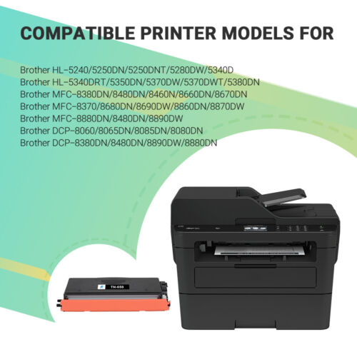 Toner Cartridge Compatible With Brother TN-350 TN-630 TN-650 TN-780 High Yield - Picture 3 of 60