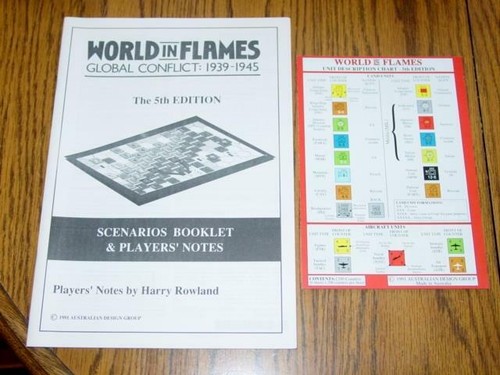 ADG : (UNP) WORLD IN FLAMES (5th Edition) + (4) Exp. (Africa, Asia, +) + 6th Ed. - Picture 9 of 12