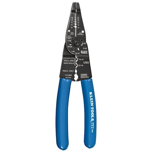 Klein Tools 1010 8" Long-Nose Multi-Purpose Tool (Crimper, Cutter, Stripper) - 第 1/3 張圖片