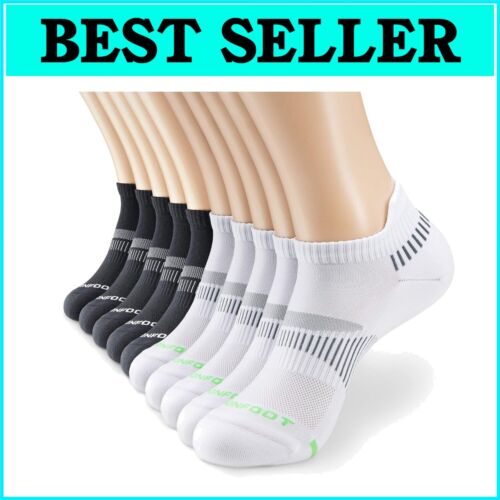 Durable Silky Dry Ankle Socks with Cushion Arch Support - Unisex Athletic Wear