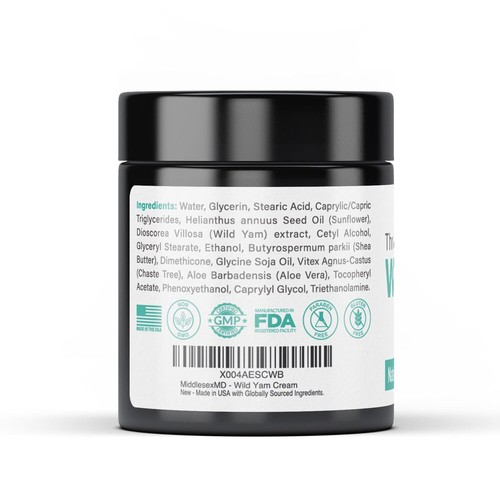 Crema de raíz de ñame silvestre - Soporte para menopausia y síndrome premenstrual para mujeres, crema equilibradora de 3,5 oz - Imagen 7 de 7