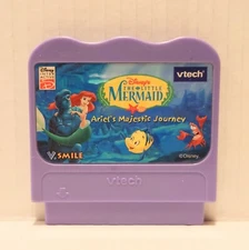 VTech VSmile learning system The Little Mermaid Cartridge Game tested&works well