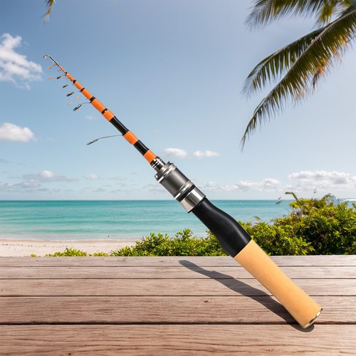 Fishing Rod Telescopic Travel Fishing Pole Fishing Accessories for Carp Fishing - Photo 2/10
