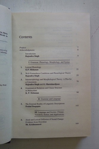 Grammar, Language, & Society, Rajendra Singh, ed (hardcover, 1997) - Picture 3 of 6