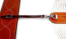 Cinch Connector Rear Cinch Buckle Type Heavy Latigo Stainless Snap Amish Made