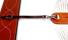 Cinch Connector Rear Cinch Buckle Type Heavy Latigo Stainless Snap Amish Made