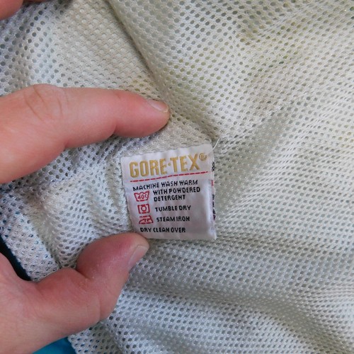 Vintage Gore-Tex Kokatat Jacket Small Green Full Zip Windbreaker Mesh Lined - Picture 7 of 16