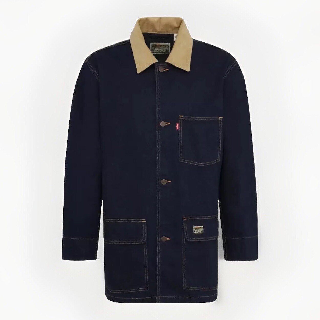 ALTRA Levi’s® CYPRESS CHORE COAT A32070000 Risciacquo Indaco Scuro L