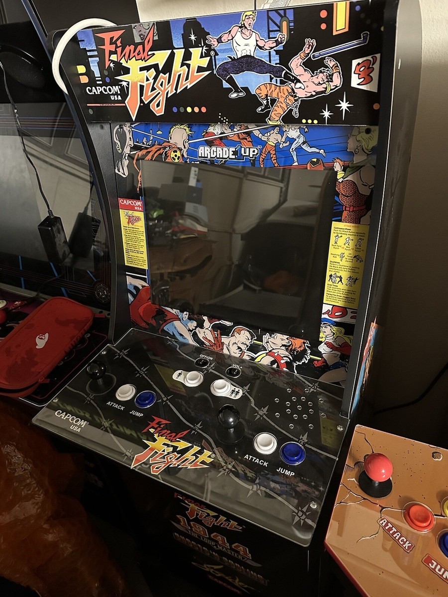大幅値下げ ARCADE 1up ファイナルファイト ヘッダー マーキー 電飾 ARCADE1UP Final Fight Arcade Machine - 4 Games in 1 - 17