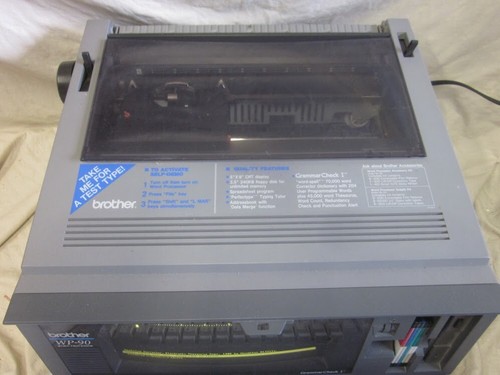 Vintage Brother Word Processor Model WP-90 with Manual & Software - Works Great - Picture 3 of 18