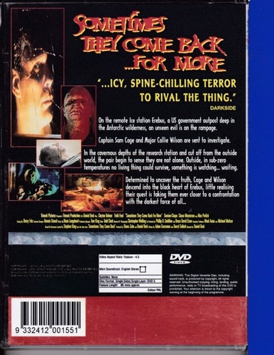 Sometimes They Come Back For More (DVD, 1999, PAL) Damian Chapa : 2AT#6 - Picture 2 of 2