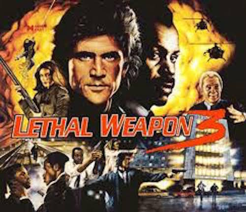 Lethal Weapon 3 Data East pinball rénovation pour salle de jeu à la maison