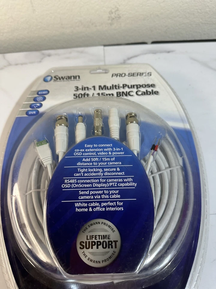  BRAND NEW SEALED RS485 Swann Pro Series  100ft/30M BNC CABLE SWPRO 30MCAB - Image 3 of 4