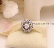 NEW Pandora VINTAGE ALLURE Clear Charm 791970CZ RETIRED