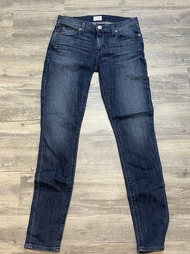 Womens Hudson Jeans Size 27 Krista Super Skinny Denim Cotton Stretch Dark Wash