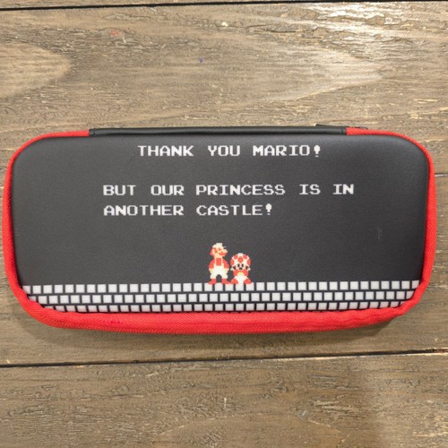 Consola Nintendo Switch Estuche de Transporte Viaje Mario Bowser Rojo Negro Bolsa con Cremallera - Imagen 4 de 5