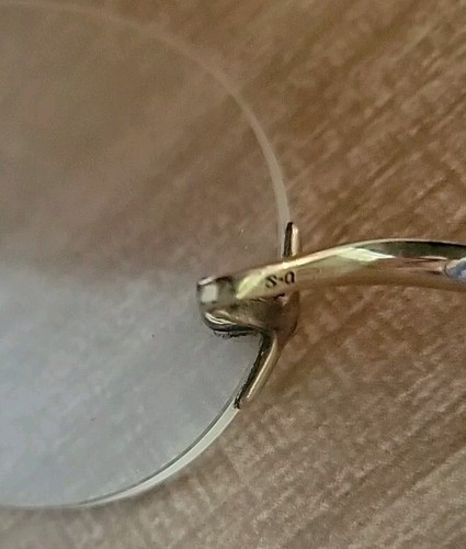 14k Gold Antik Pinzette Nase Brille BITTE LESEN - Bild 3 von 7