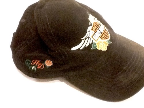 CAPPELLO DONNA HARLEY DAVIDSON NERO EFFETTO VELLUTO - Foto 3 di 5