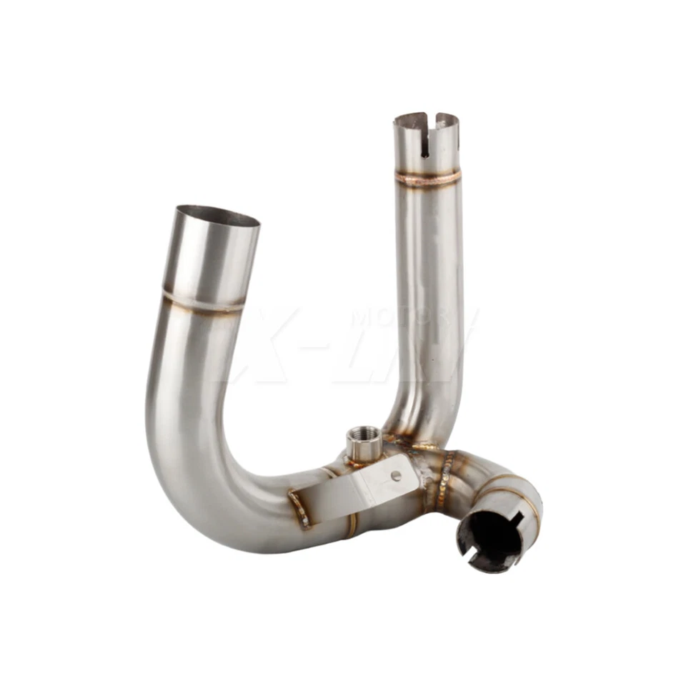 For Ducati Hypermotard 1100 2007-2009 Motorcycle Exhaust Muffler Connecting Pipe Foto 3 de 4