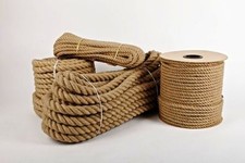 High Quality100% Natural Jute Hessian Rope Twisted Braided Decking Garden Boatin