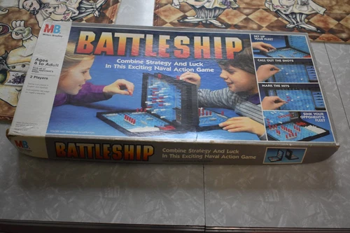 Vintage 1984 BATTLESHIP Classic Naval Combat Game Milton Bradley 4730 COMPLETE