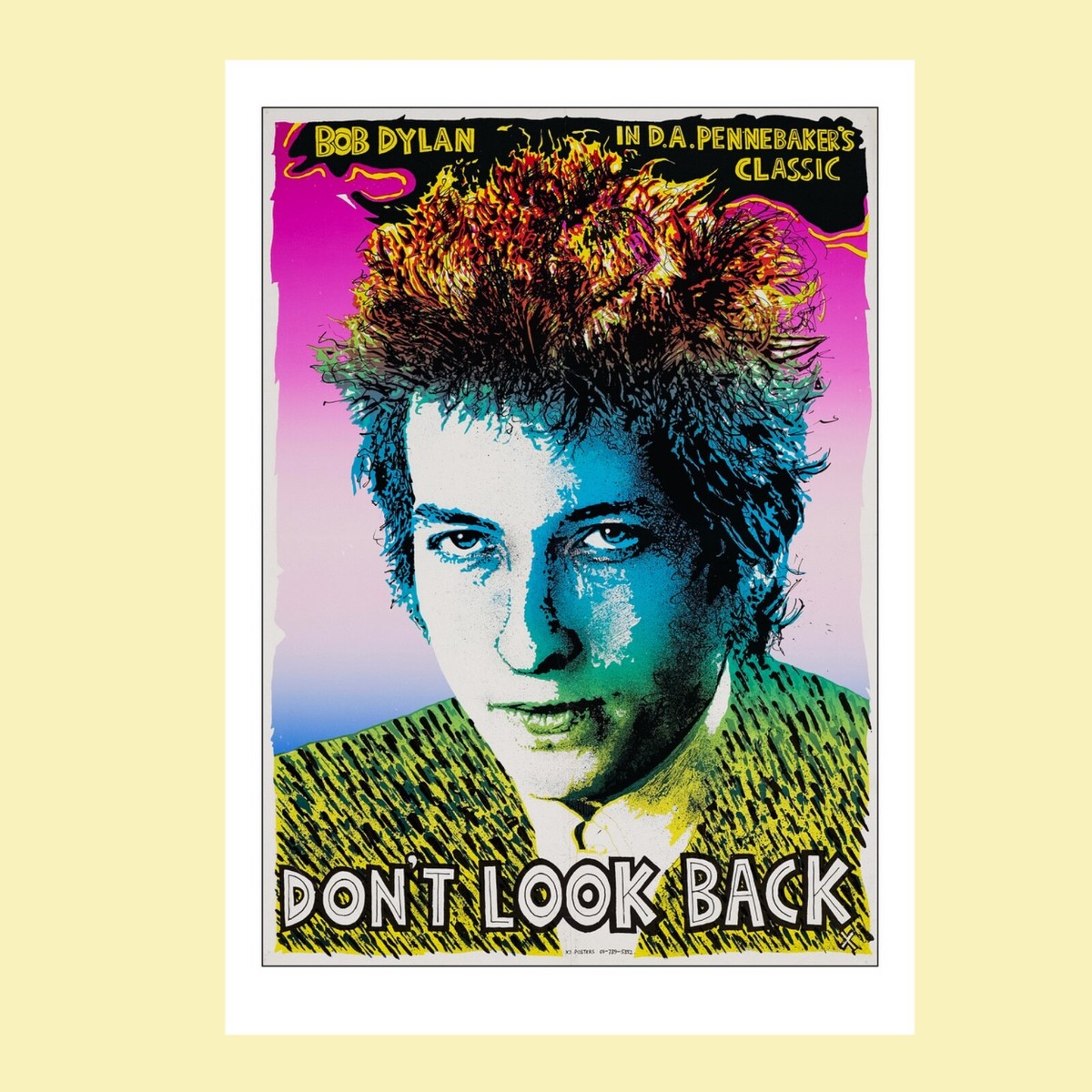 BOB DYLAN Don't Look Back 1970 Film Poster | eBay UK