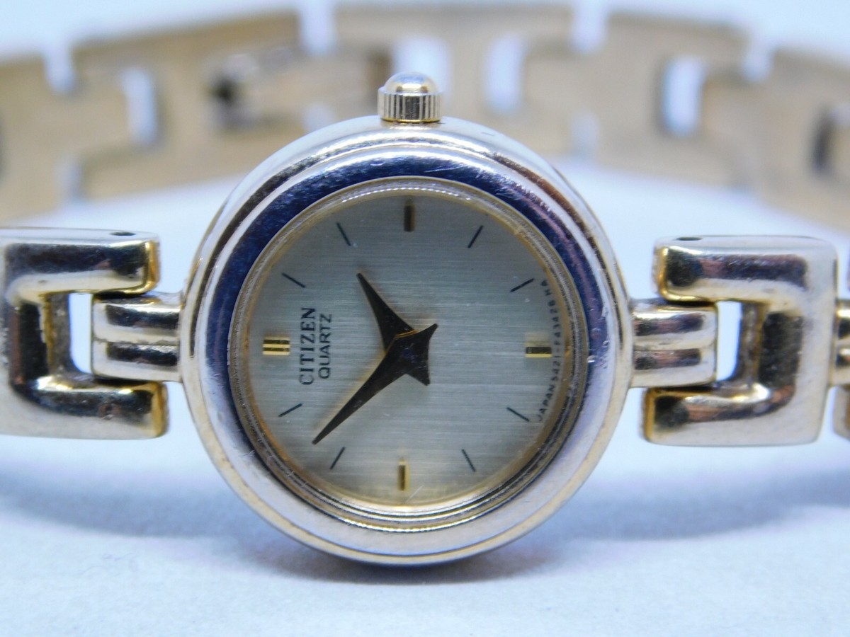 Citizen 5421-F42686 YO Gold Tone Quartz Analog Ladies Watch