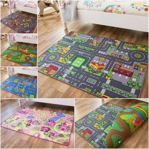 Fun Baby Play Mats Streets Roads Mats Boys Girls Kids Rugs