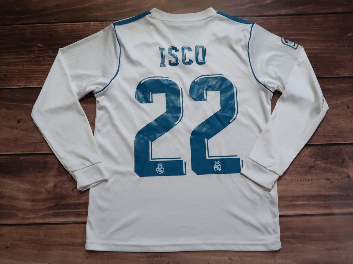 レアル・マドリード シャツ Isco 22 L ✓Adidas Football Shirt Real Madrid Isco #22 Home Soccer