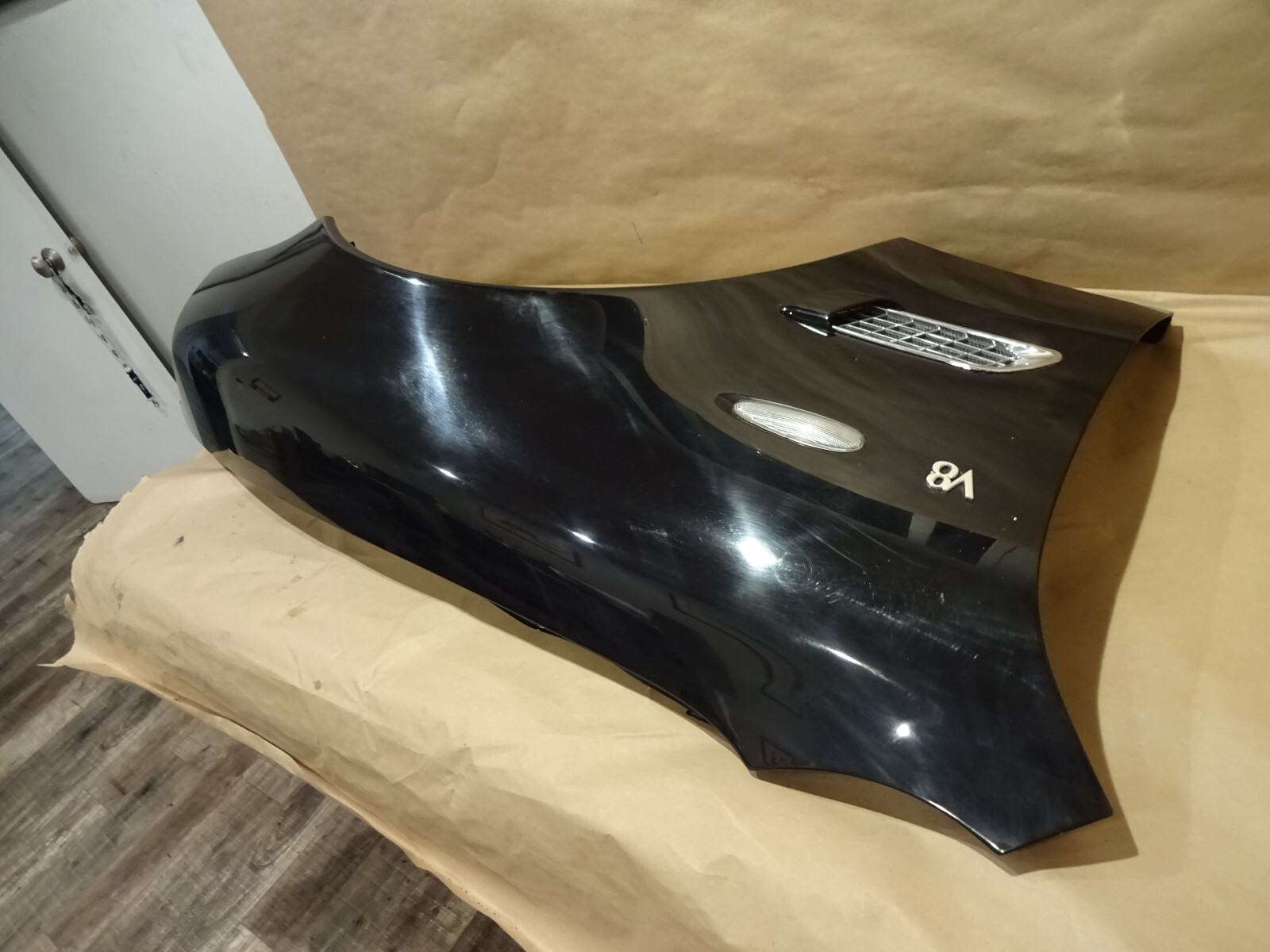 Maserati 4200 Coupe- RH Front Fender Black Optional Vintage Version P/N 67813700