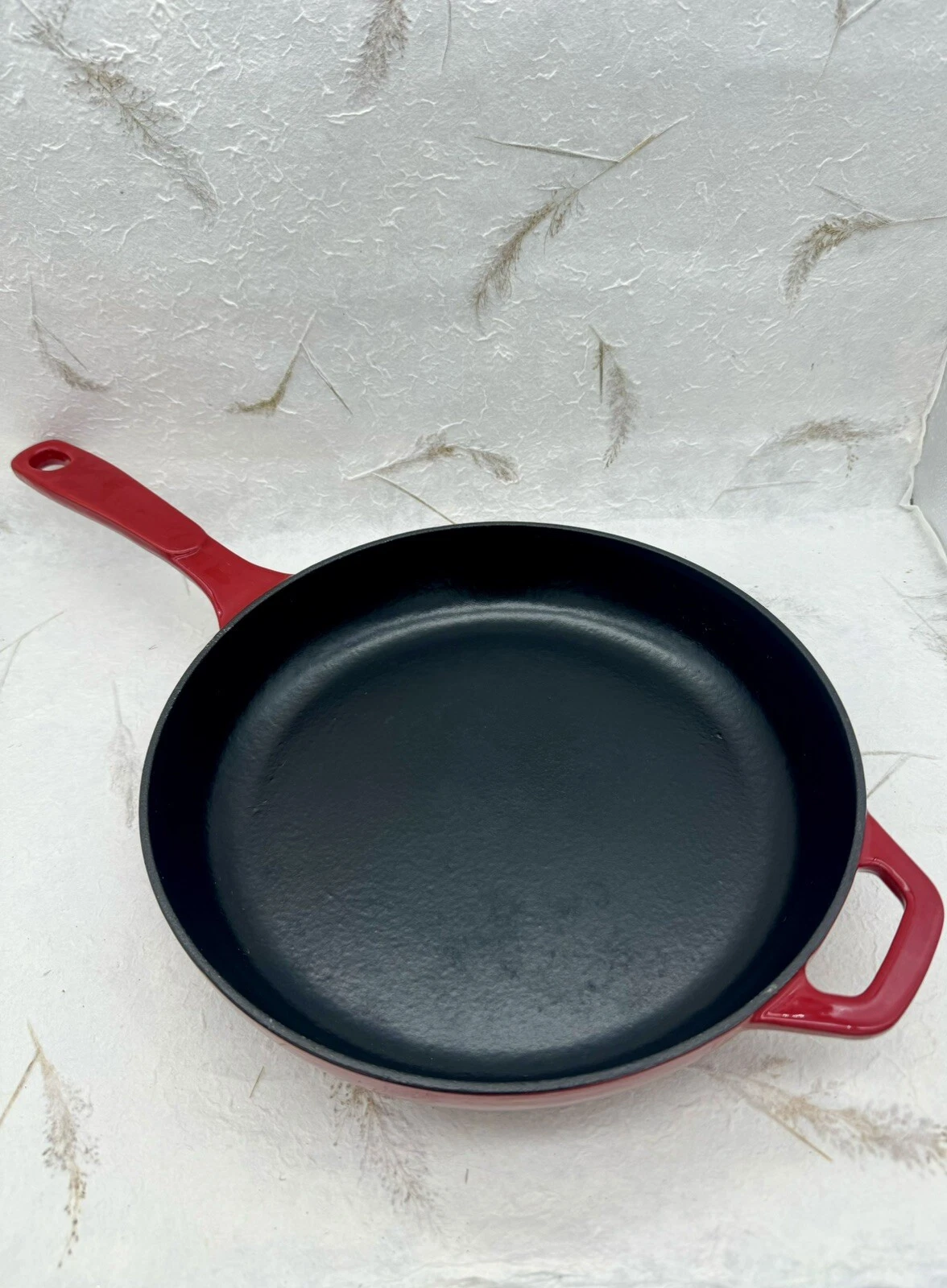 Lodge Enameled Cast Iron Skillet 11-inch Island Spice Red EC11S43