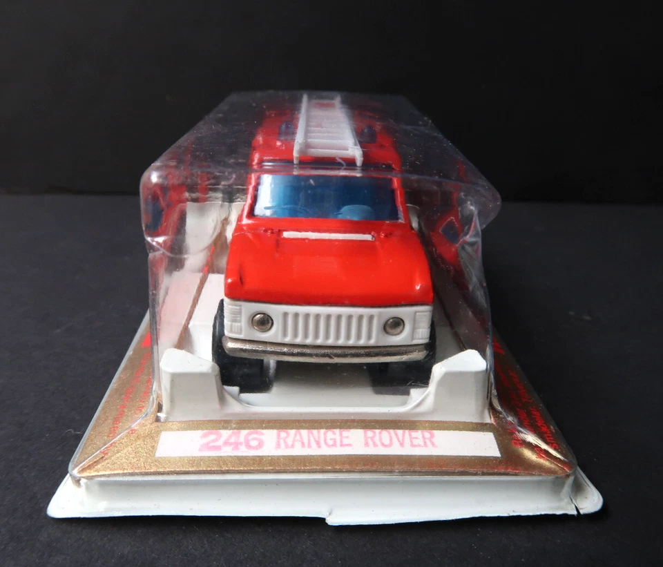 Range Rover Pompier #246 Etat Neuf en Blister Scellé Majorette Serie 200 Or - Photo 2/4