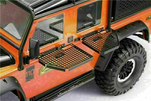 4Pcs 1/10 RC Car Metal Window Guard Net for Trx-4RC4WD D90 D110 Defender Parts - Picture 7 of 10