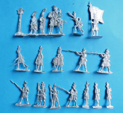 Figurines étain - Zinnfiguren - 25 Soldats Autrichiens Premier Empire - 30mm - Allemagne