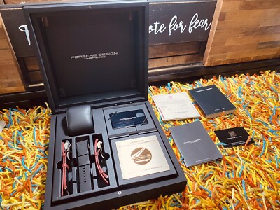 911 TARGA 4S HERITAGE PORSCHE DESIGN CHRONOGRAPH BOX + 3 BANDS RARE (NO WATCH